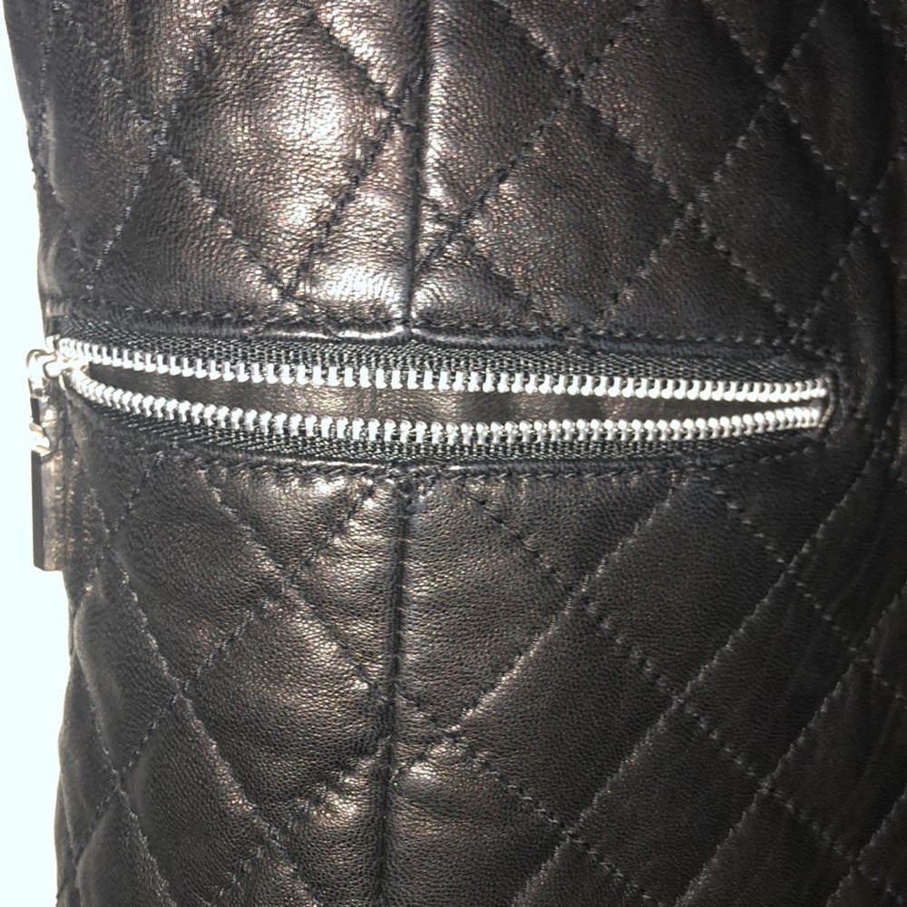 Leather Context Jacket - image 2